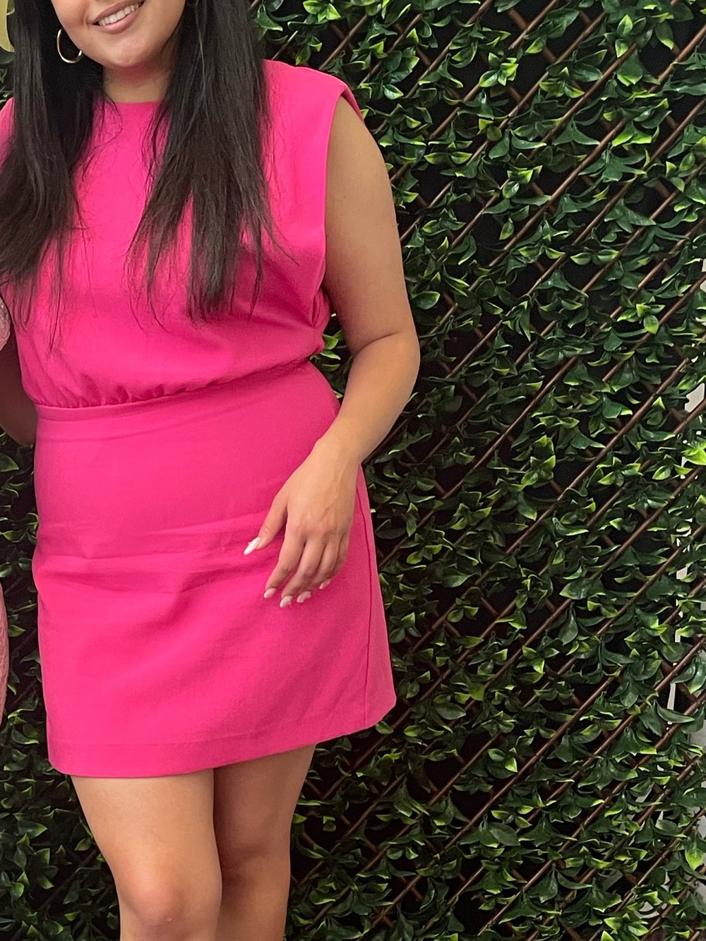 Icone Hot Pink Mini Dress